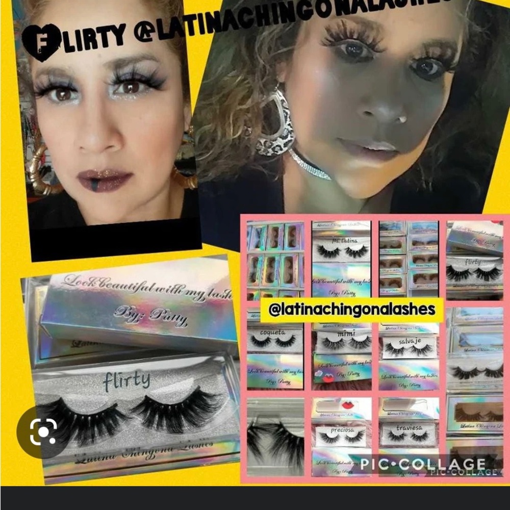 Latina Chingona Mink eyelashes Choose Style.